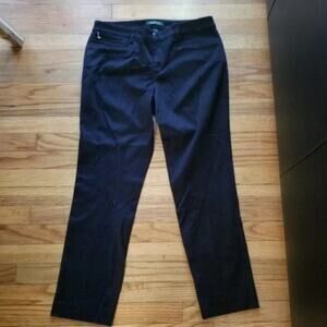 Lauren Ralph Lauren Black Straight-Leg Pants Size 10